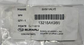 13218ak960 Subaru Shim Valve Genuine Fits Crosstrek Forester Impreza Et
