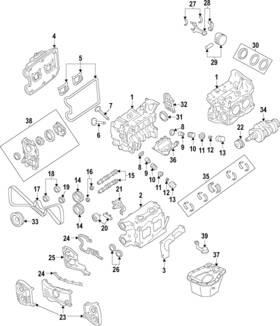 13228ab132 Subaru Genuine Engine Camshaft Follower