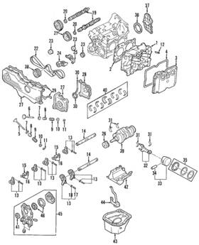 13332aa001 Subaru Genuine Rocker Arms
