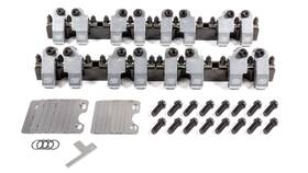 2053-160 T&d Machine Products 2053-160/155 Sbc Shaft Rocker Arm Kit With Bowtie 18 Deg. Heads