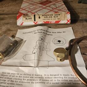 594653 Thexton Vintage No. K 36 1952 64 Ford 6 Cyl. Engine Rocker Arm Oiler Kit - Nos Unused