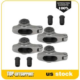 Top-liftsupport Tl16328sp654s Roller Rocker Arm Set Fits Chevy Bbc 454 1.7 Ratio 7/16 Inch Stainless Steel