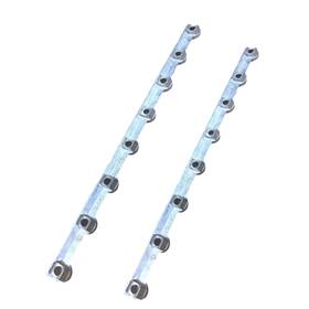 60805 Tsp Billet Aluminum Oe Style Rocker Arm Stands - Gm Gen Iii Ls3 L92 Pair Natual