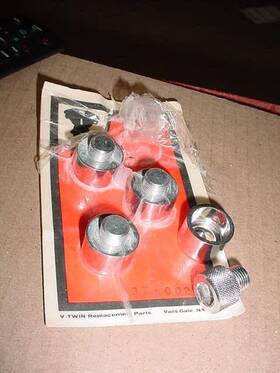 37-0025 V-twin Rocker Arm Shaft Plugs Allen Style Fits Harley Davidson 71-84 Fl Fx