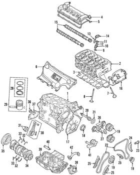 022-109-423-c Volkswagen Genuine Engine Camshaft Follower