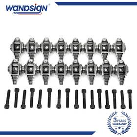 Apo238576 Wanasign Auto 16x Ls1 Rocker Arms With Upgraded Trunion Kit Installed Fits Ls2 Ls6 4.8 5.3 5.7