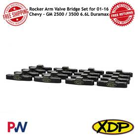 Xd384 Xdp Rocker Arm Valve Bridge Set For 01-16 Chevy - Gm 2500 / 3500 6.6l Duramax