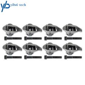 Yi208747t Yibei-tech Rocker Arms With Upgraded Trunion Kit Qty-8 For Chevy Ls1 Ls6 Ls2 4.8 5.3 6.0