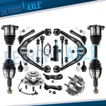 4WD Front Cv Axles Upper Control Arms Hub Kit For Silverado Sierra Suburban 1500. Fixed Price $431.23.