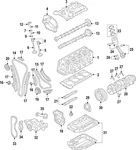 Genuine Volkswagen Rocker Arms 06E-109-417-P. Fixed Price $32.62.