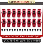 Roller Rocker Arm For Small Block Chevy Sbc 350 1.6 Ratio 3/8" Red 2024 Aluminum. Fixed Price $195.99.