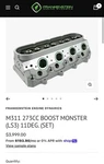 (set) Frankenstein M311 Assembled LS3 Rectangle Port Cylinder Head. Fixed Price $3000.00.
