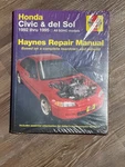 Bk: Honda Civic & Del Sol Covering (92-95) Repair Manual (haynes 42024). Fixed Price $22.50.