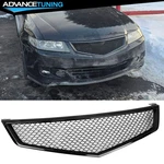 Fits 06-08 Acura Tsx Gloss Black Honeycomb Front Bumper Hood Grille Abs. Fixed Price $53.99.