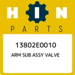 Hino Arm Sub Assy Valve 13802E0010, New Genuine Oem Part. Fixed Price $52.03.