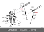 Genuine Oe Valve Lifter 1032A393 For Mitsubishi 1032-A393. Fixed Price $12.64.
