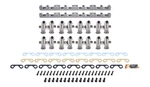 Jesel KPS-03726-7070 Pro Shaft Rocker Kit Tfs High Port 1.70/1.70 Sb Ford. Fixed Price $2338.79.