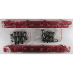 Revolution Rocker Arm Stud Girdle 4380; Double Bar Red Aluminum For Sbc. Fixed Price $126.34.