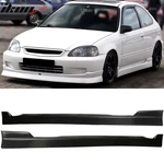 Cs Style Side Skirts Fits Honda Civic 96-00 Pu Extension Rocker Panel Pair. Fixed Price $164.99.