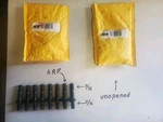 Set Of Arp 200-7202 Pro Seriesl Small Block Chevy 7/16" Rocker Arm Stud. Fixed Price $80.00.