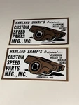 Rare 60 Nhra Vintage Original Harland Sharp Roller Rockers Dragster Race Car. Fixed Price $65.00.