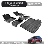 Accessories For Jeep Grand Cherokee 5-SEAT 2022-2025 Tpe 3D Floor Mats Cargo. Fixed Price $119.99.