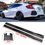 86.6" Side Skirt Extension Rocker Panel Body Kit Splitters Lip For Honda Civic. Fixed Price $41.03.