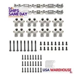 Jesel KSS-415050, Set Of 16 Natural Aluminum Shaft Rocker Arm Kit Sbc 1.5/1.5. Fixed Price $2094.58.
