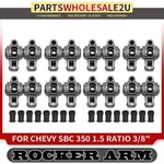 16PCS Stainless Steel 17-4PH Roller Rocker Arms For Chevy Sbc 350 1.5 RATIO3/8". Fixed Price $175.99.