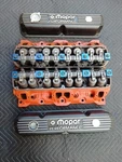 340 U Heads 915 Casting Complete,roller Rockers,mopar Performance Vc's. Fixed Price $2500.00.
