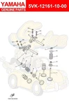 Yamaha Arm, Valve Rocker 5VK-12161-10-00 Oem New. Fixed Price $75.73.
