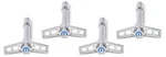 Proform 440-902 Chrome Mopar Omega "m" Valve Cover Wing Nuts Set. Fixed Price $33.95.