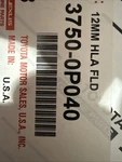 Genuine Toyota Engine Camshaft Lifter Follower 13750-0P040. Fixed Price $26.00.