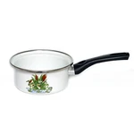 Classic Enamel Black Helper Handle Home Kitchen Cooking Stewpan, Frogs, 1.06 Qt. Fixed Price $46.99.