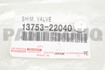 1375322040 Genuine Toyota Shim, Valve Adjusting 13753-22040. Fixed Price $6.73.