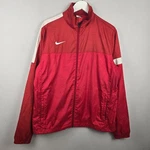 Nike Jacket Mens Large Red Outdoor Full Zip Running Track COMP13 Sd. Fixed Price $20.18.
