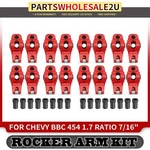 Red 2024 Aluminum Rocker Arm For Chevy Bbc 454 1.7 Ratio 7/16"NEEDLE Bearings. Fixed Price $220.99.
