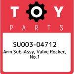 SU003-04712 Toyota Arm Sub-assy, Valve Rocker, NO.1 SU00304712, New Genuine Oem. Fixed Price $41.00.