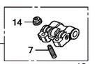 Genuine Honda Engine Rocker Arm 14620-R40-A01. Fixed Price $422.87.