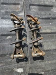 Porsche 356 Rocker Bridge Arm Assembly Pair Shaft Cast Iron 539.05.223. Fixed Price $75.00.