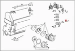 Genuine Mercedes W105 W120 W121 Ponton Push Rod For Fuel Pump Drive 1800910108. Fixed Price $18.89.
