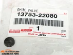 13753-22080 Toyota Genuine Shim, Valve Adjusting. Fixed Price $49.61.