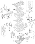 Genuine Volkswagen Valve Lifters 05E-109-423. Fixed Price $8.17.