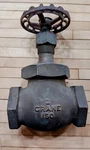 Vintage Crane 150 Industrial Valve 2" Forged Iron Globe With Cast. Fixed Price $32.93.