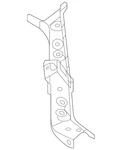 Genuine Nissan Radiator Support Tie Bar 62512-4CB0B. Fixed Price $37.79.