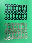 Jesel Sb Chevy Shaft Rocker Arm Stand Shims .025" & .050 Thick. Fixed Price $39.00.