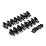 Chevy Bbc 454 1.7 Ratio 7/16" Ultra Black Chromoly Roller Rocker Arms Set. Fixed Price $208.11.