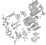 Genuine Nissan Engine Camshaft Follower 13231-EY00A. Fixed Price $31.76.