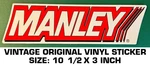 Manley - Vintage Original Vinyl Decal Sticker Engine Performance Racing. Fixed Price $8.02.