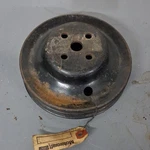 Sb Ford 260 289 351W 1965-1969 Black Steel Double Groove Water Pump Pulley. Fixed Price $50.00.